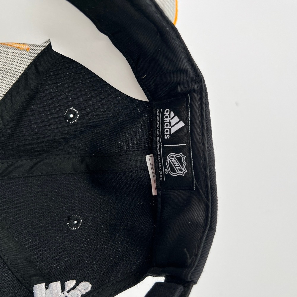 Adidas Sidney Crosby Pittsburgh Penguins NHL Hat Black Yellow Adjustable Cap 87 - Picture 7 of 8